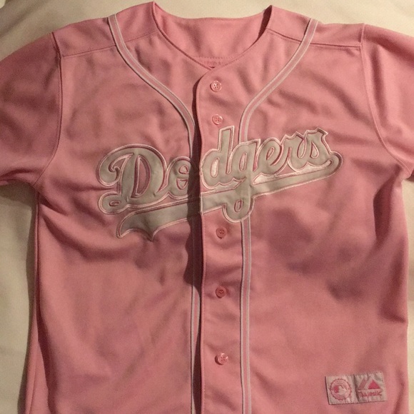 pink dodgers jersey